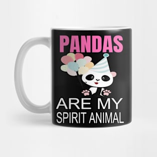 Pandas are my spirit animal Mug